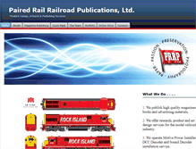 Tablet Screenshot of pairedrail.com